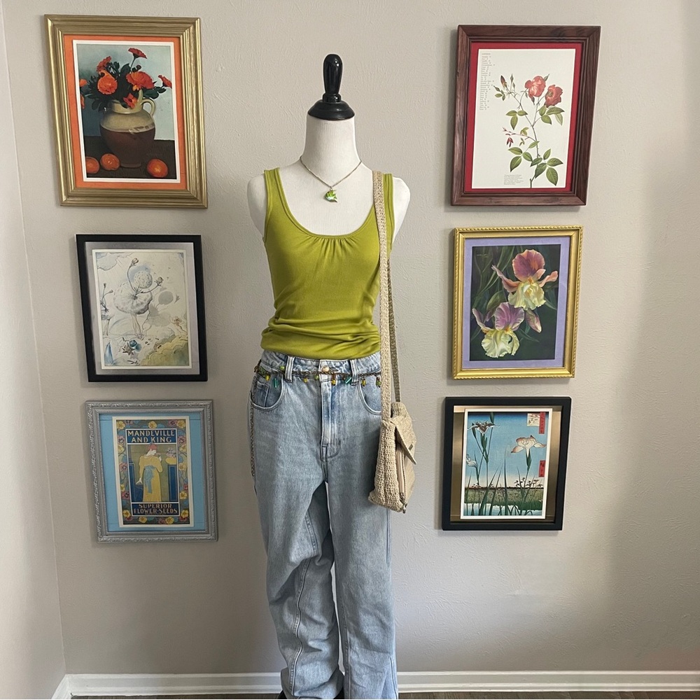 Women’s Olive Green Banana Republic Y2K Tank Top